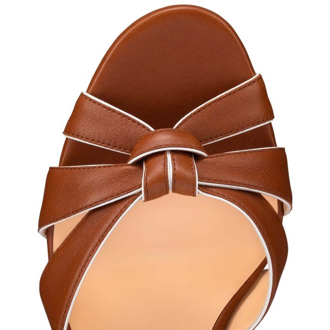 Sandalias Christian Louboutin Anjalili 55 Sandals Mujer Beige | MX-17173