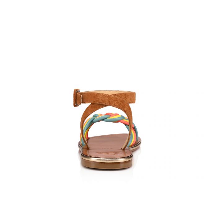 Sandalias Christian Louboutin Ella Nappa Sandals Mujer Multicolor | MX-54143