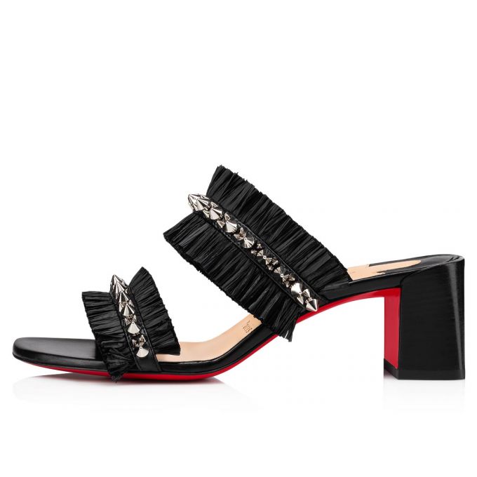 Sandalias Christian Louboutin Marivodou 55 Sandals Mujer Negros | MX-14333