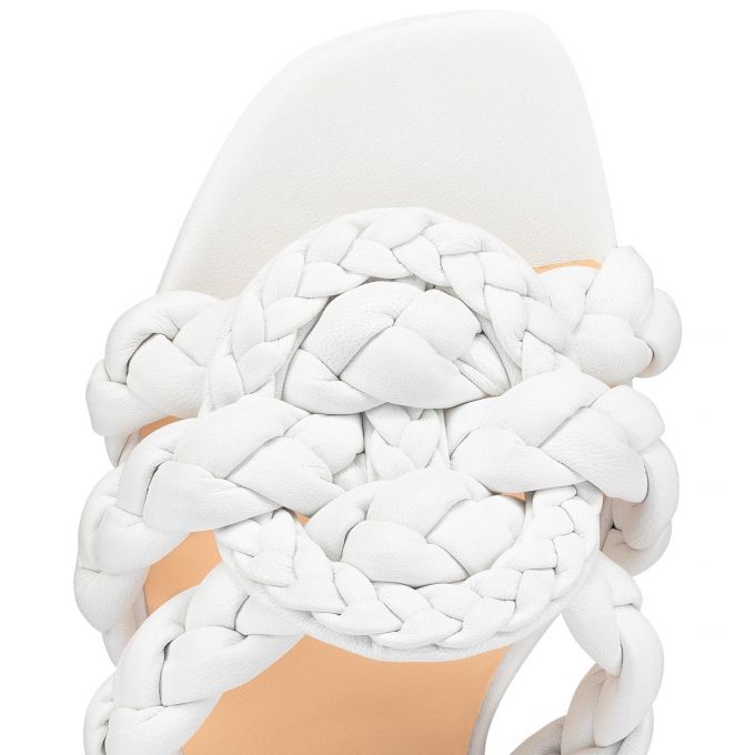 Sandalias Christian Louboutin Marmela 55 Nappa Sandals Mujer Blancos | MX-82780