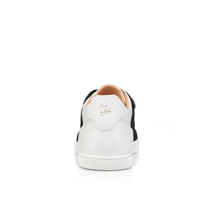 Tenis Christian Louboutin Elastikid 000 Calf Sneakers Mujer Blancos Negros | MX-63933