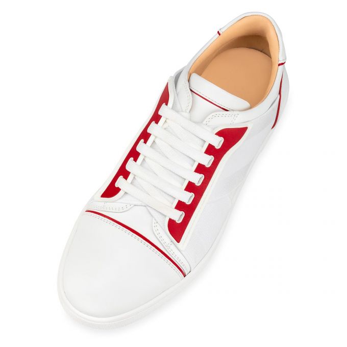 Tenis Christian Louboutin Elastikid 000 Calf Sneakers Mujer Blancos Rojos | MX-71907