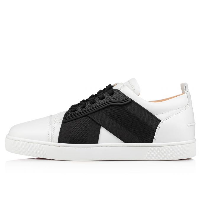 Tenis Christian Louboutin Elastikid Calf Sneakers Hombre Blancos | MX-07499