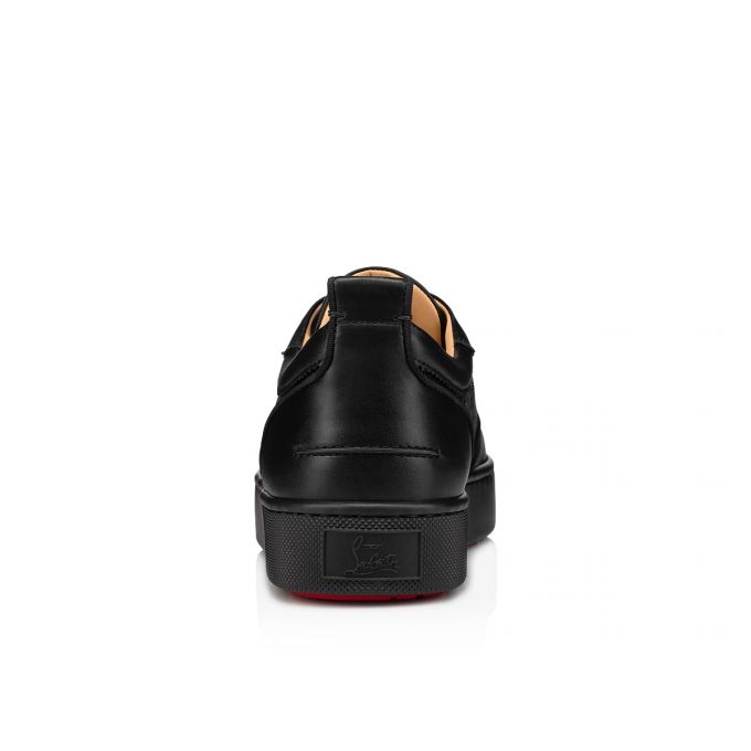 Tenis Christian Louboutin Happyrui Algodon Sneakers Hombre Negros | MX-88807