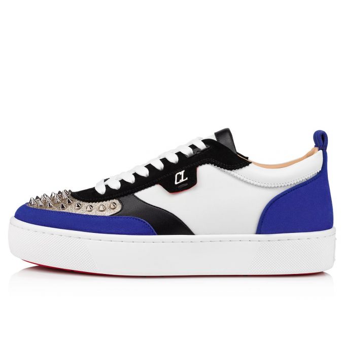 Tenis Christian Louboutin Happyrui Spikes Calf Sneakers Hombre Multicolor | MX-18374