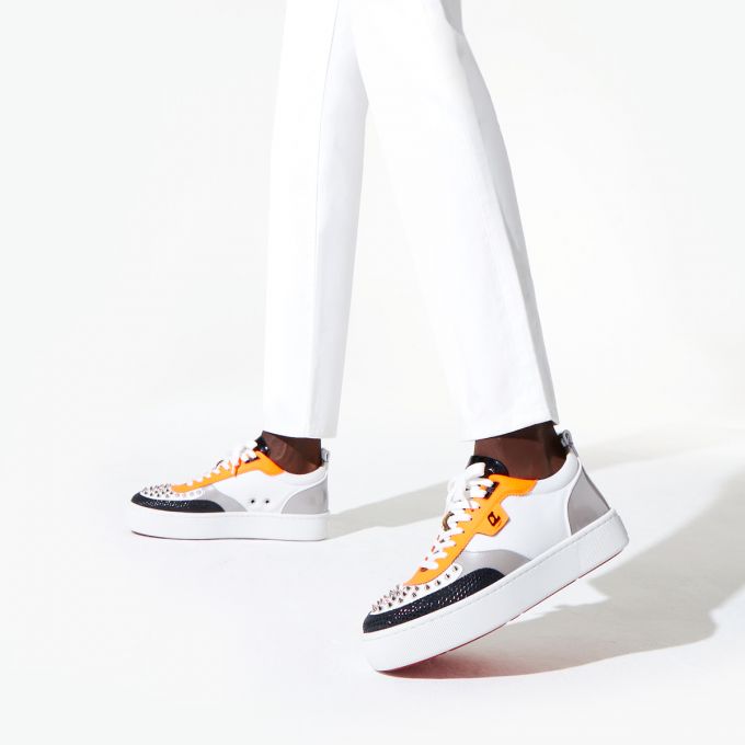 Tenis Christian Louboutin Happyrui Spikes Creative Cuero Sneakers Hombre Multicolor | MX-60807