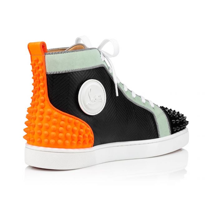 Tenis Christian Louboutin Lou Spikes 2 Creative Cuero Sneakers Hombre Multicolor | MX-30679