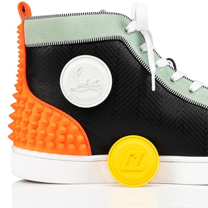 Tenis Christian Louboutin Lou Spikes 2 Creative Cuero Sneakers Hombre Multicolor | MX-30679