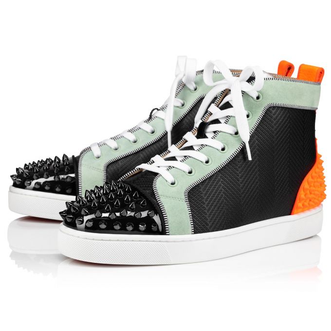 Tenis Christian Louboutin Lou Spikes 2 Creative Cuero Sneakers Hombre Multicolor | MX-30679