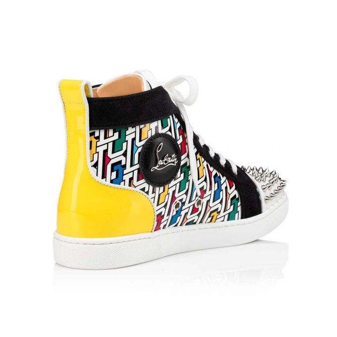 Tenis Christian Louboutin Lou Spikes Orlato Charol Sneakers Mujer Multicolor | MX-11513