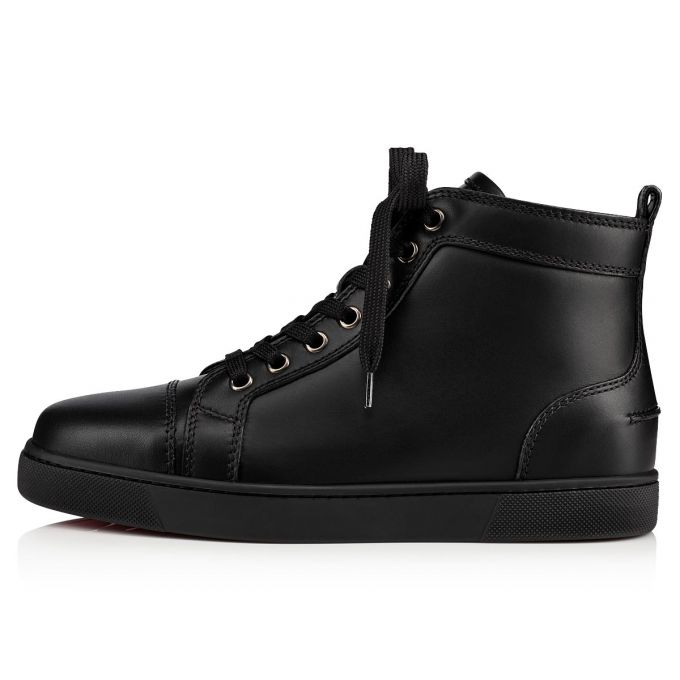 Tenis Christian Louboutin Louis 000 Calf Sneakers Mujer Negros | MX-04043