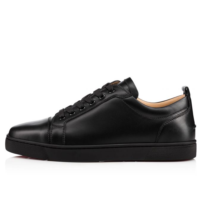 Tenis Christian Louboutin Louis Junior 000 Calf Sneakers Hombre Negros | MX-67312