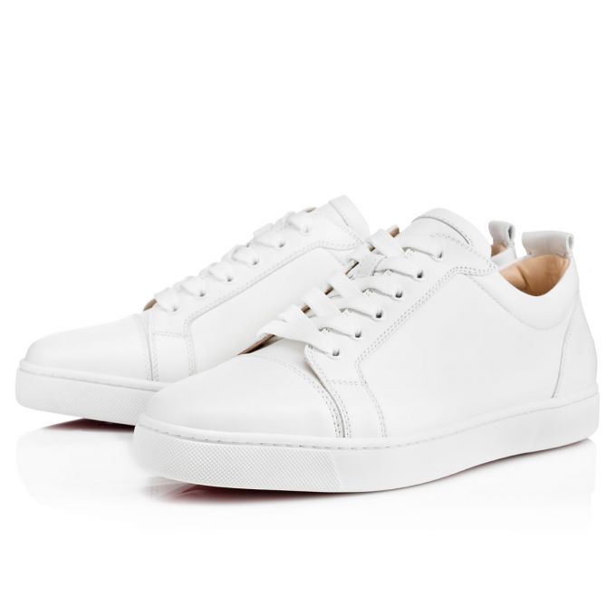 Tenis Christian Louboutin Louis Junior 000 Calf Sneakers Hombre Blancos | MX-78887