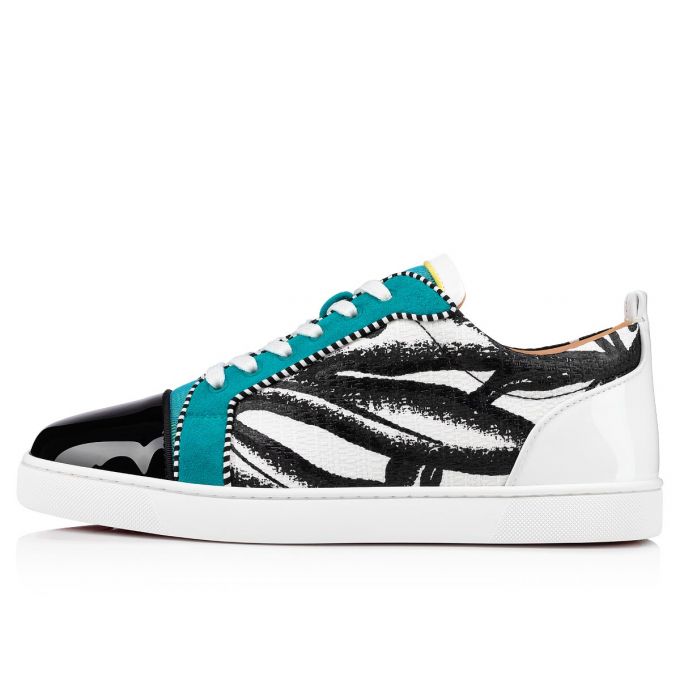 Tenis Christian Louboutin Louis Junior Orlato Algodon Sneakers Hombre Multicolor | MX-06814