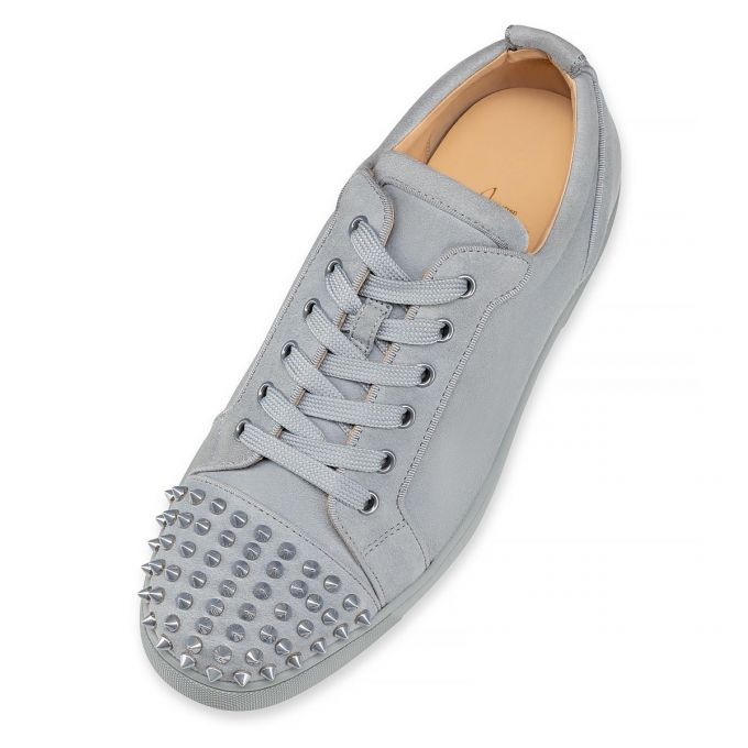 Tenis Christian Louboutin Louis Junior Sp 000 Brest/Brest Metal Veau Velours Sneakers Hombre Azules Claro | MX-71427