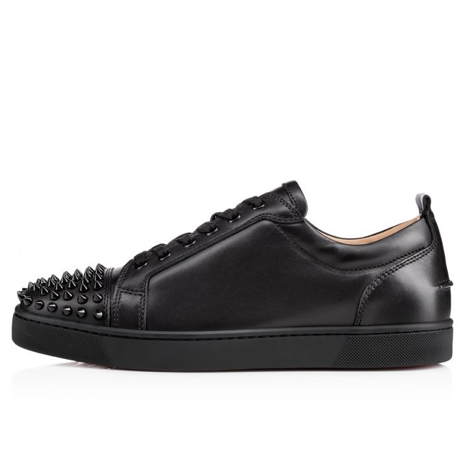 Tenis Christian Louboutin Louis Junior Sp 000 Calf Sneakers Hombre Negros | MX-89114