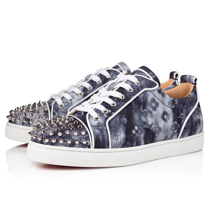 Tenis Christian Louboutin Louis Junior Spikes Orlato Algodon Sneakers Hombre Multicolor | MX-94487