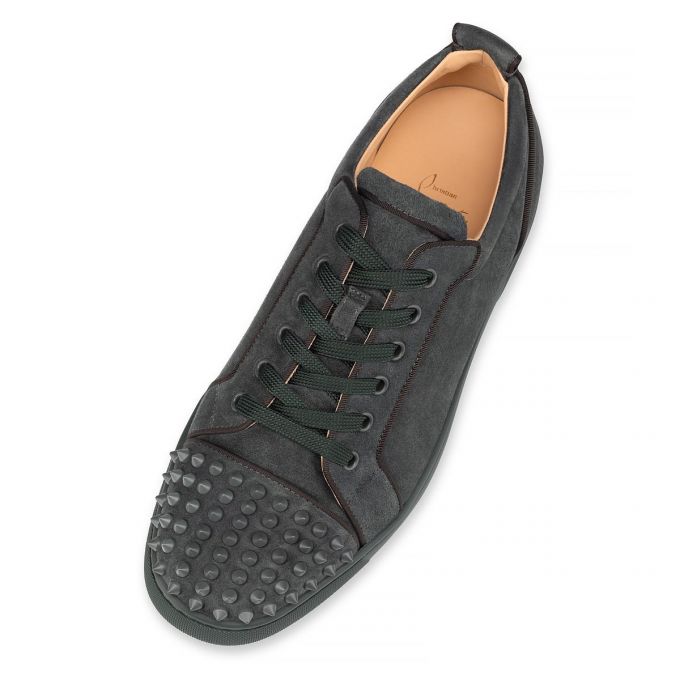 Tenis Christian Louboutin Louis Junior Sp 000 Mat Veau Velours Sneakers Hombre Grises Oscuro | MX-95398