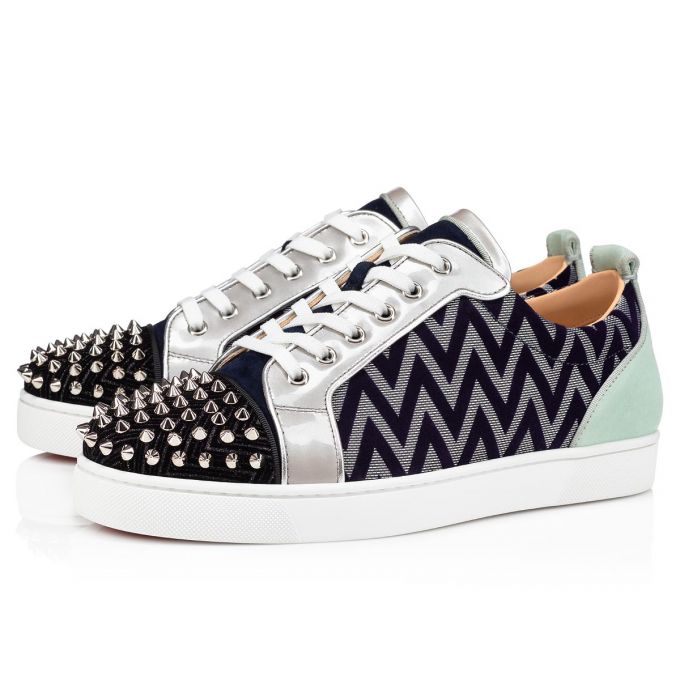 Tenis Christian Louboutin Louis Junior Spikes Orlato Creative Fabric Sneakers Hombre Multicolor | MX-97146