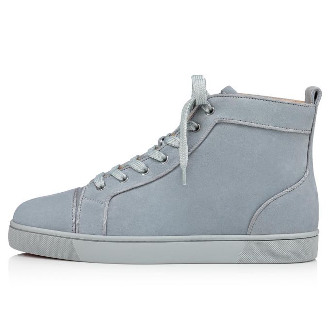 Tenis Christian Louboutin Louis Orlato 000 Brest Veau Velours Sneakers Hombre Azules Claro | MX-84242