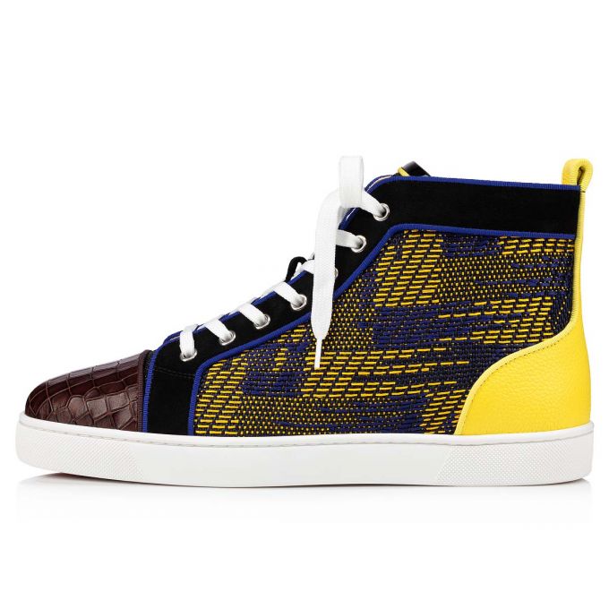 Tenis Christian Louboutin Louis Orlato Algodon Sneakers Hombre Multicolor | MX-79319