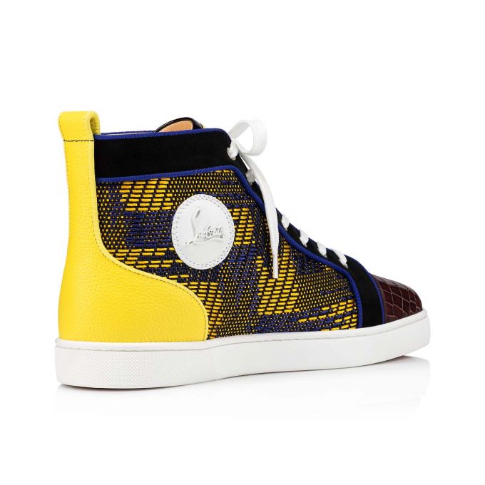 Tenis Christian Louboutin Louis Orlato Algodon Sneakers Hombre Multicolor | MX-79319