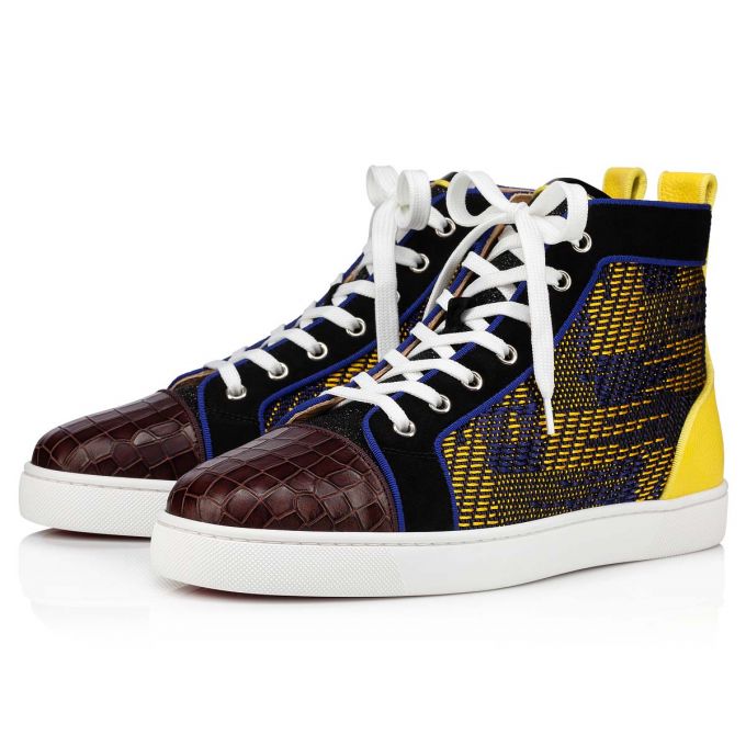 Tenis Christian Louboutin Louis Orlato Algodon Sneakers Hombre Multicolor | MX-79319