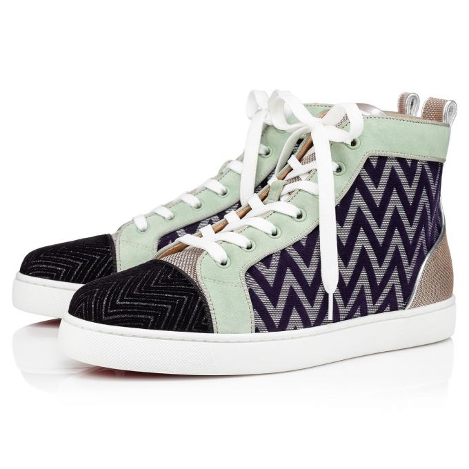 Tenis Christian Louboutin Louis Orlato Creative Fabric Sneakers Hombre Multicolor | MX-05430