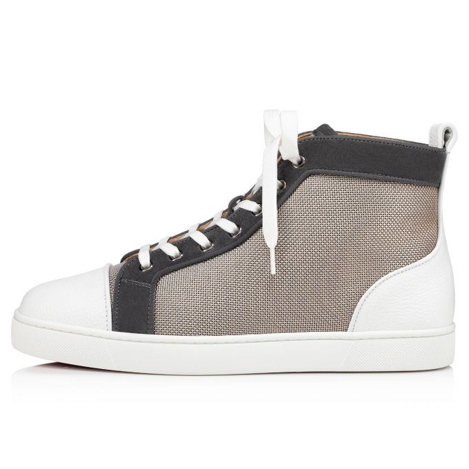 Tenis Christian Louboutin Louis Orlato Creative Fabric Sneakers Hombre Blancos Grises | MX-51877