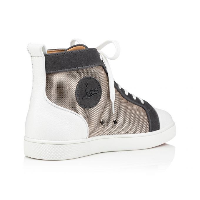 Tenis Christian Louboutin Louis Orlato Creative Fabric Sneakers Hombre Blancos Grises | MX-51877