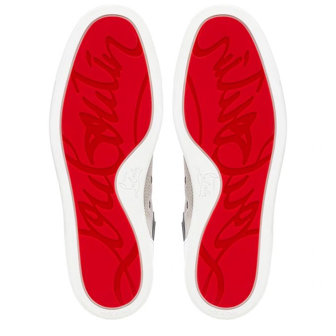 Tenis Christian Louboutin Louis Orlato Creative Fabric Sneakers Hombre Blancos Grises | MX-51877