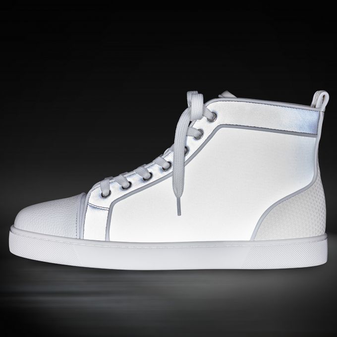 Tenis Christian Louboutin Louis Orlato Creative Fabric Sneakers Hombre Blancos Grises | MX-87259