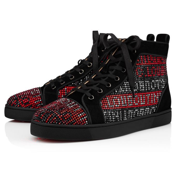 Tenis Christian Louboutin Louis Strass Sneakers Hombre Multicolor | MX-19678