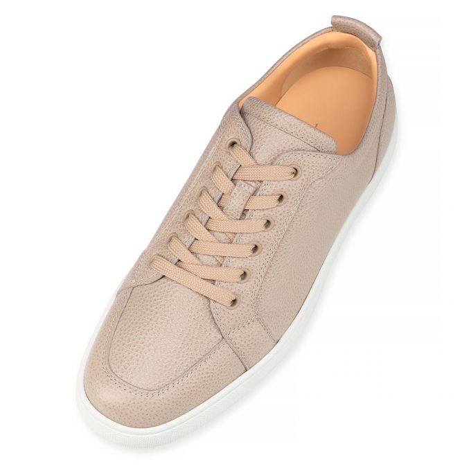 Tenis Christian Louboutin Rantulow 000 Calf Sneakers Hombre Beige | MX-81643