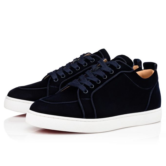 Tenis Christian Louboutin Rantulow Orlato Classic Fabric Sneakers Hombre Azul Marino | MX-00913