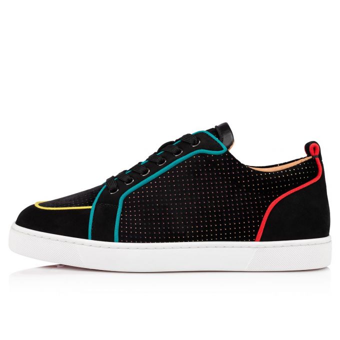 Tenis Christian Louboutin Rantulow Orlato Velvet Sneakers Hombre Multicolor | MX-58272