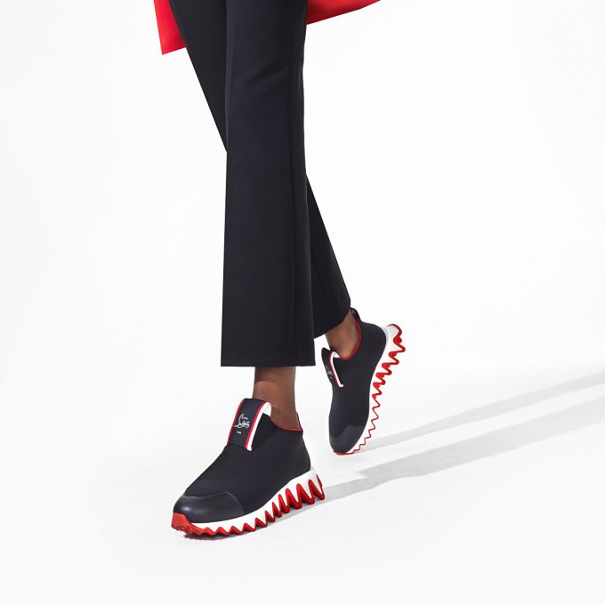 Tenis Christian Louboutin Tiketa Calf Sneakers Mujer Negros | MX-17383