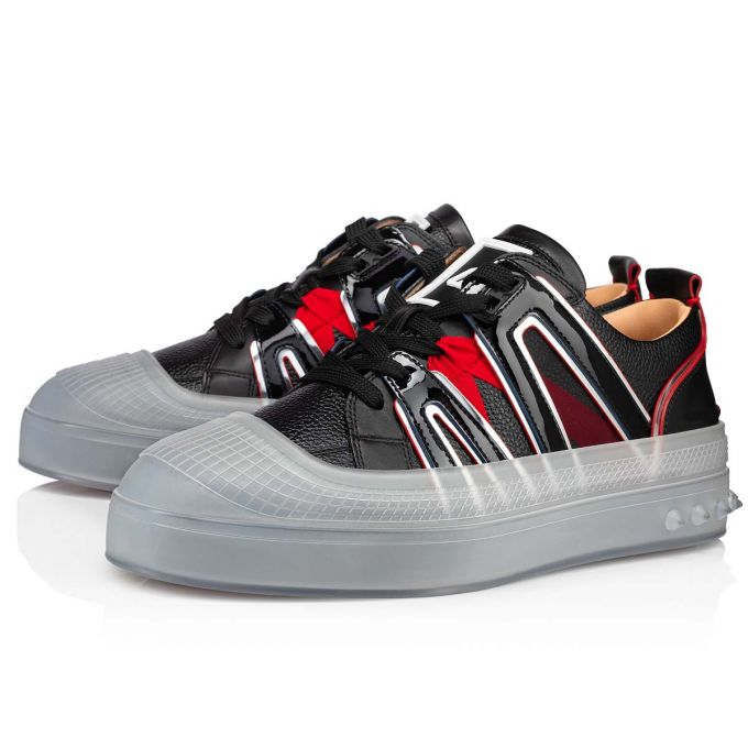 Tenis Christian Louboutin Vida Viva Calf Sneakers Hombre Negros | MX-31033