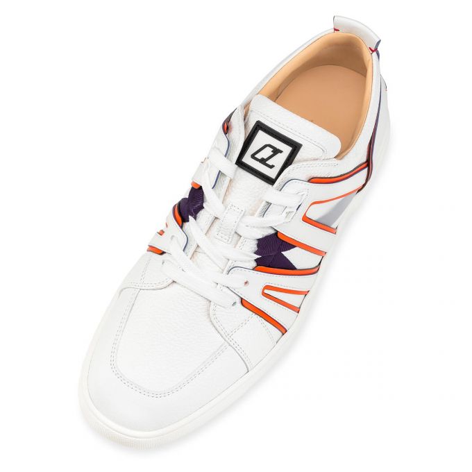 Tenis Christian Louboutin Vida Viva Calf Sneakers Hombre Blancos | MX-50320