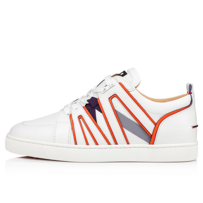 Tenis Christian Louboutin Vida Viva Calf Sneakers Hombre Blancos | MX-50320