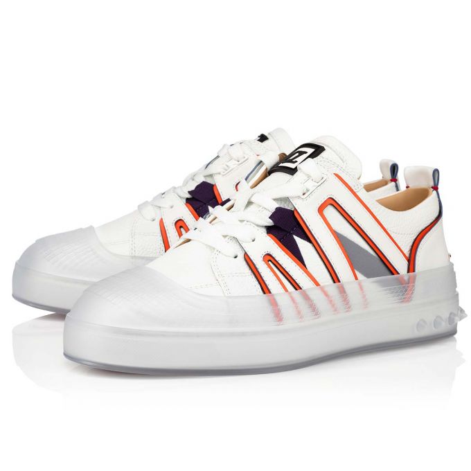 Tenis Christian Louboutin Vida Viva Calf Sneakers Hombre Blancos | MX-50320