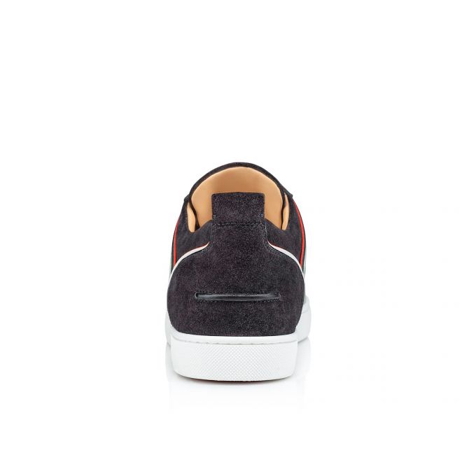 Tenis Christian Louboutin Vida Viva Gamuza Sneakers Hombre Grises | MX-05836