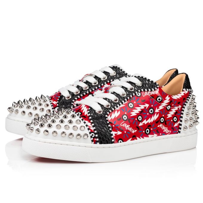 Tenis Christian Louboutin Vieira 2 Orlato Version Charol Sneakers Mujer Rojos | MX-59497