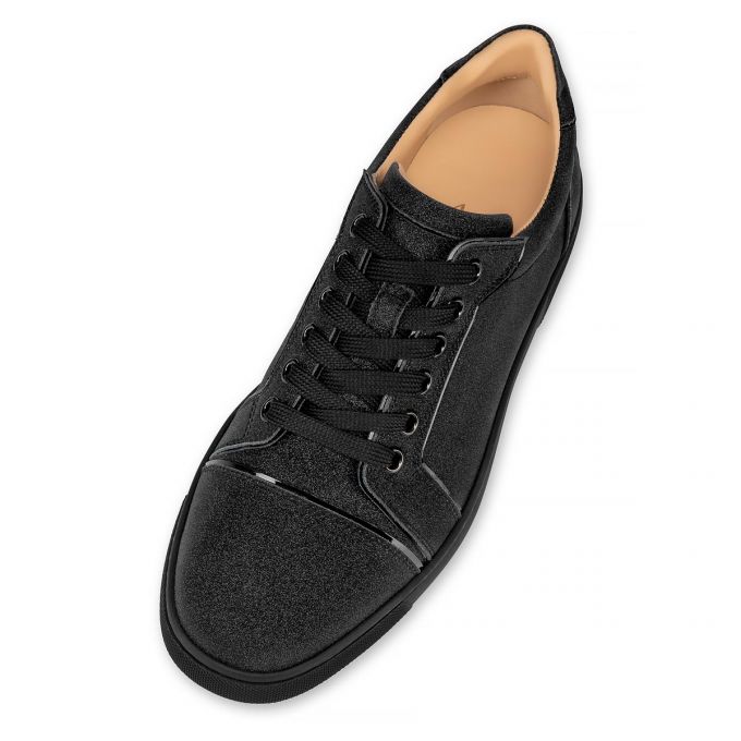 Tenis Christian Louboutin Vieira Calf Sneakers Mujer Negros | MX-98600