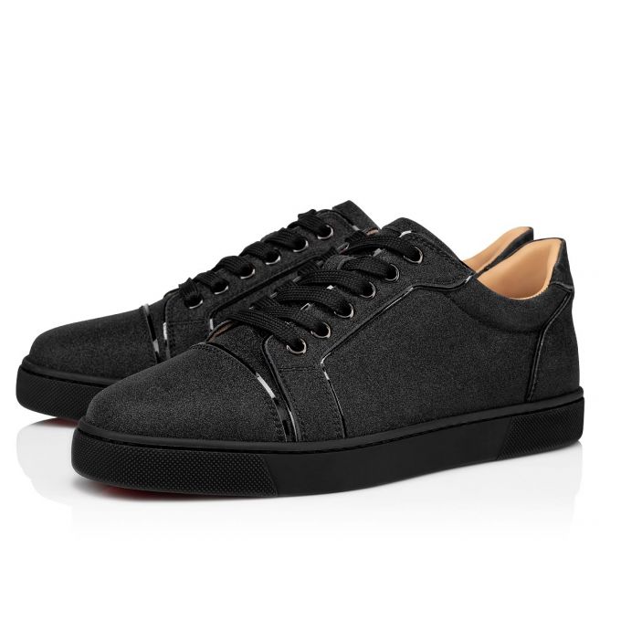 Tenis Christian Louboutin Vieira Calf Sneakers Mujer Negros | MX-98600