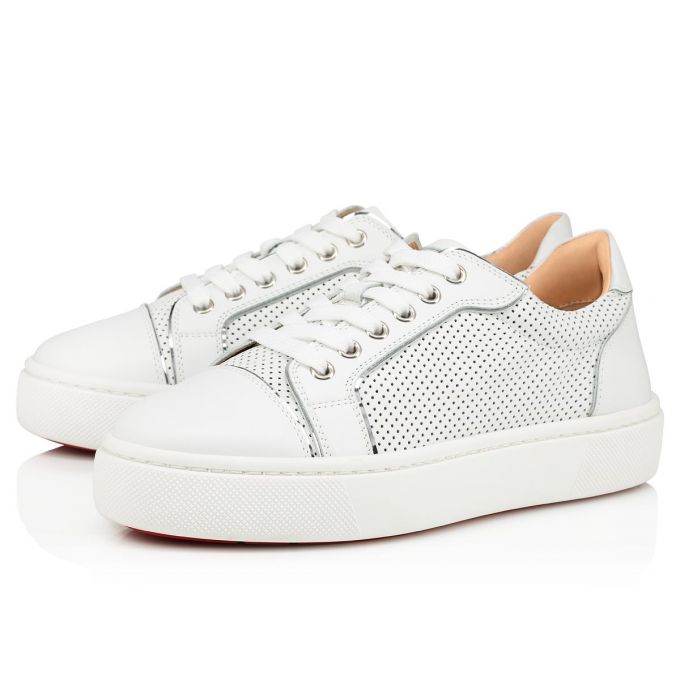 Tenis Christian Louboutin Vieirissima Calf Sneakers Mujer Blancos | MX-03522