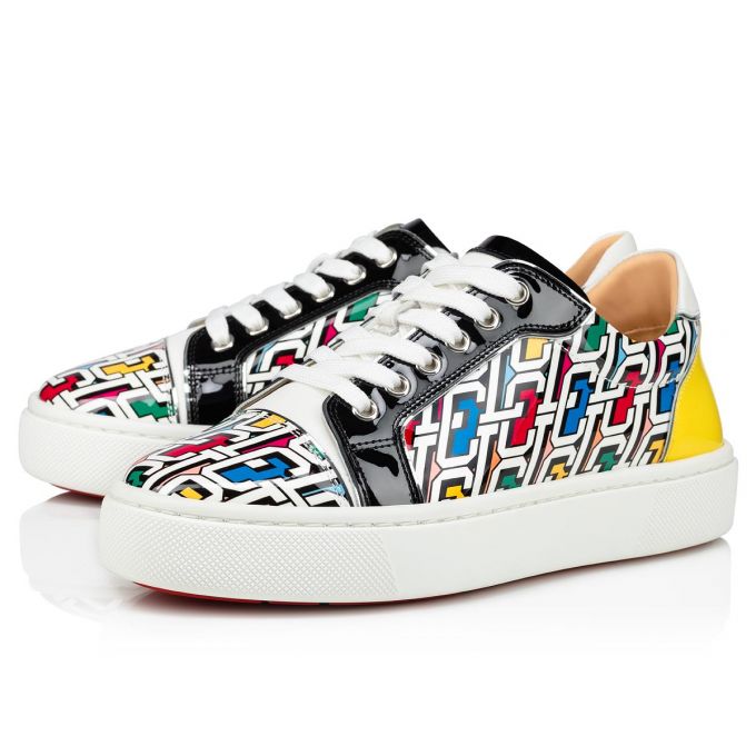 Tenis Christian Louboutin Vieirissima Charol Sneakers Mujer Multicolor | MX-16772