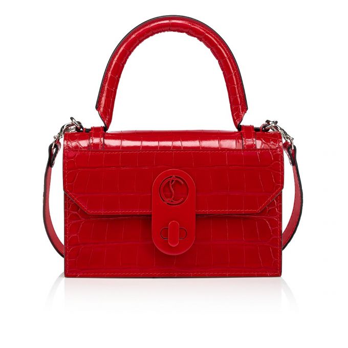 Top Handles Christian Louboutin Elisa Top Handle S Creative Cuero Top Handles Mujer Rojos | MX-41333