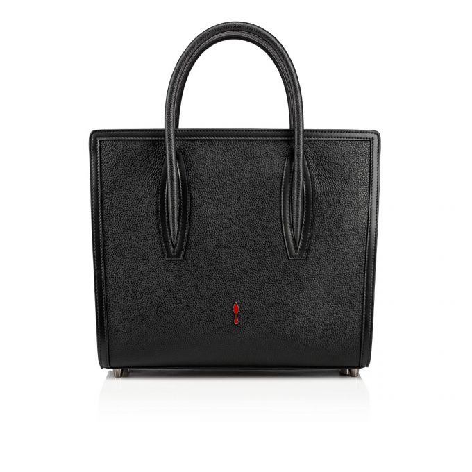 Top Handles Christian Louboutin Paloma S Medium Classic Cuero Top Handles Mujer Negros | MX-16263