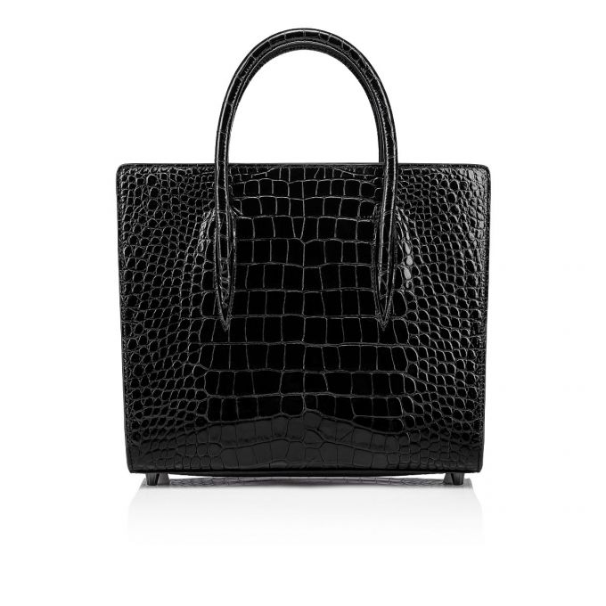 Top Handles Christian Louboutin Paloma S Medium Creative Cuero Top Handles Mujer Negros | MX-55636